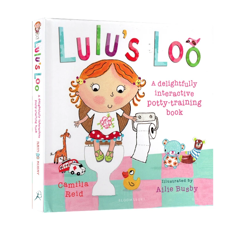 

English original touch flip book lulu series 2-5 year old children's behavior habits training enlightenment picture book