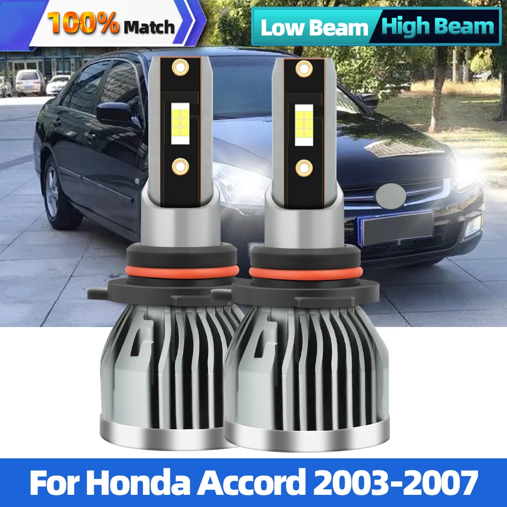 

Лампы головного света для автомобиля HB3 9005 HB4 9006 120 Вт 6000 лм, автомобильная лампа с CSP чипом, автомобильная лампа 12 В 2003 K для Honda Accord 2007-