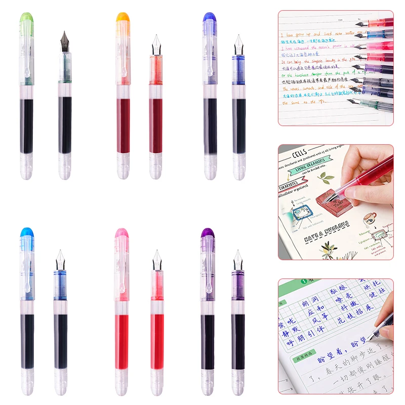 FP20 Fountain Pen Large Capacity Fashion Classic Transparent Color Business Gift Ink Pen Office Pen School Stationery Supplies
FP20 Fountain Pen Large Capacity Fashion Classic Transparent Color Business Gift Ink Pen Office Pen School Stationery Supplies