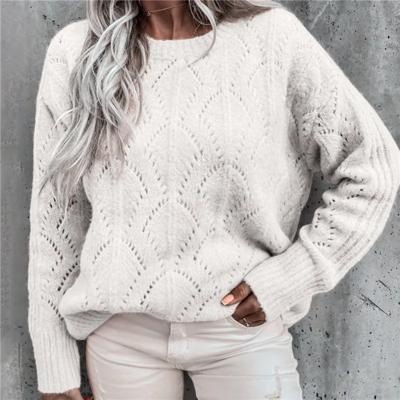 2022 Winter Pullover Sweaters Female Knit Pullover Long Sleeve O Neck Crop Sweater Tops Korean Solid Color Comfortable Sweater
2022 Winter Pullover Sweaters Female Knit Pullover Long Sleeve O Neck Crop Sweater Tops Korean Solid Color Comfortable Sweater