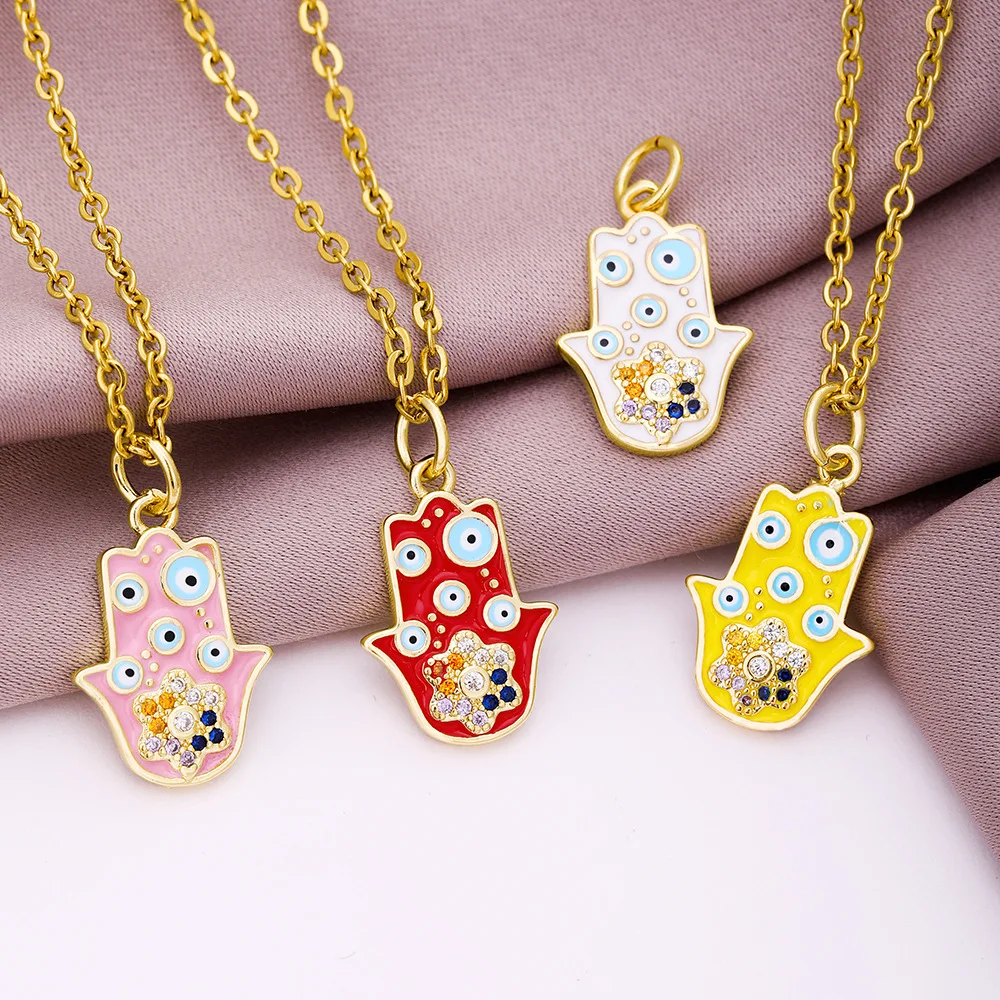 WANGAIYAO fashion evil eye necklace feminine temperament wild copper inlaid zircon pendant collarbone chain popular jewelry
WANGAIYAO fashion evil eye necklace feminine temperament wild copper inlaid zircon pendant collarbone chain popular jewelry