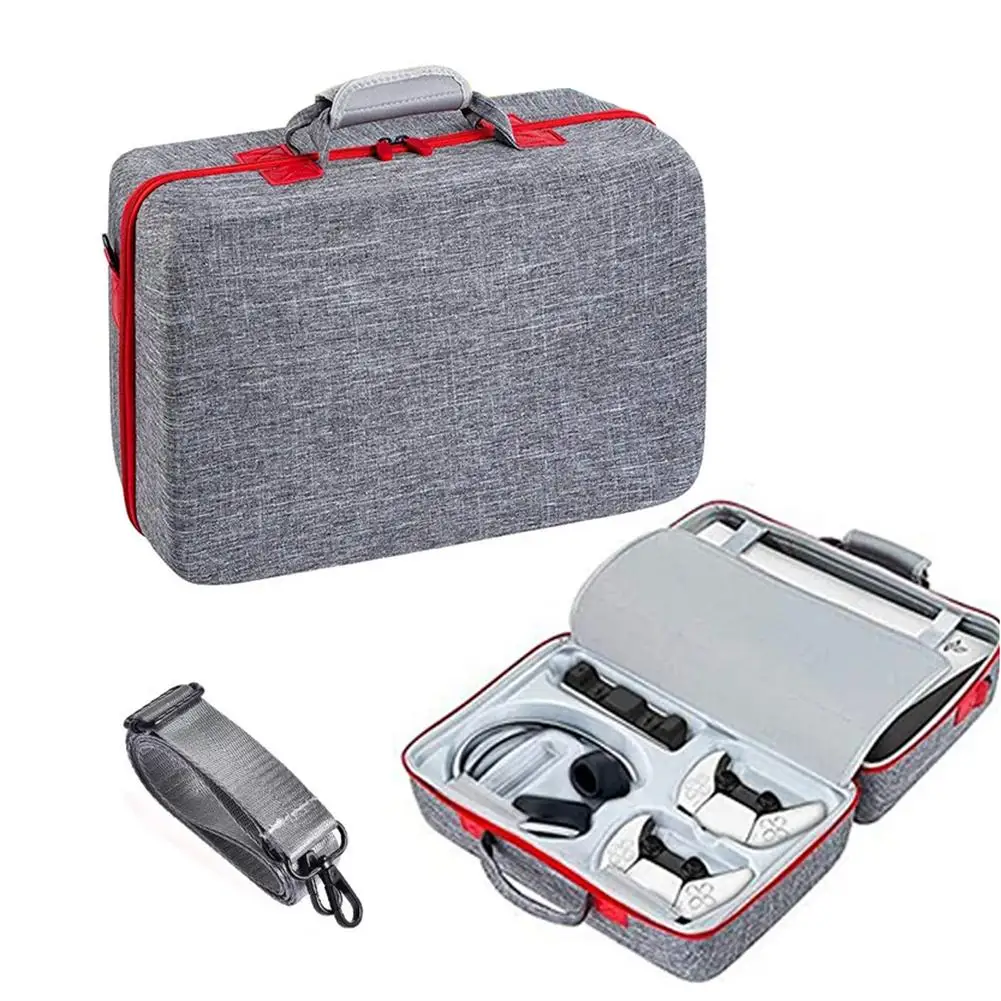 Protective Travel Storage Shoulder Bag for PS5 Console Luxury Waterproof for Controller Headset Organizer Hard Shell Carry Case
Protective Travel Storage Shoulder Bag for PS5 Console Luxury Waterproof for Controller Headset Organizer Hard Shell Carry Case
