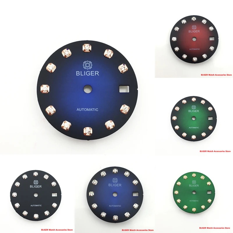 Bliger New 29.1mm Automatic Mechanical Men's Watch Dial NH35 Dial Fit Movement NH35 Movement
Bliger New 29.1mm Automatic Mechanical Men's Watch Dial NH35 Dial Fit Movement NH35 Movement
