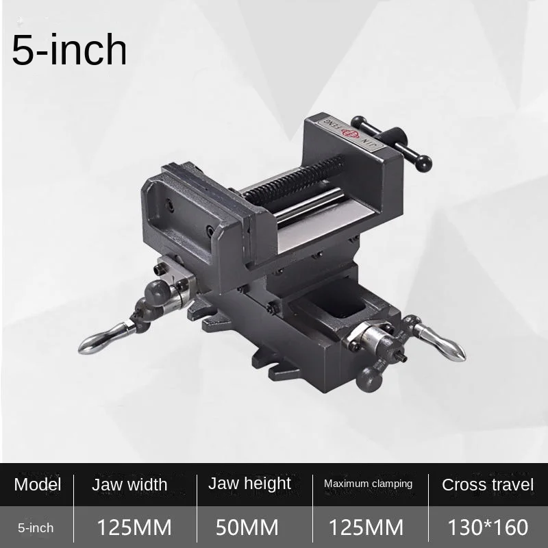 5"Precision Cross Plier Heavy Duty Vise Two-Way Moving Table Vice Special For Bench Drilling And Milling Machine
5"Precision Cross Plier Heavy Duty Vise Two-Way Moving Table Vice Special For Bench Drilling And Milling Machine