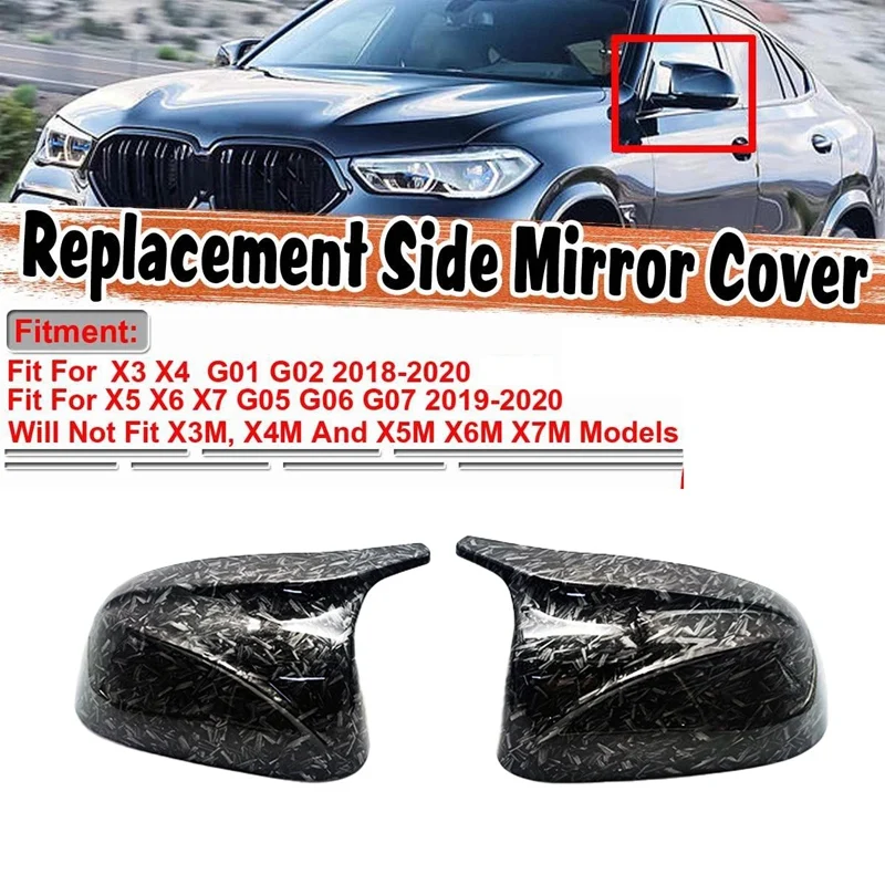 Кованый узор Ox Horn Боковая дверь зеркало заднего вида крышка для BMW X3 X4 X5 G01 G02 G05 крышка зеркала заднего вида Замена 
Кованый узор Ox Horn Боковая дверь зеркало заднего вида крышка для BMW X3 X4 X5 G01 G02 G05 крышка зеркала заднего вида Замена