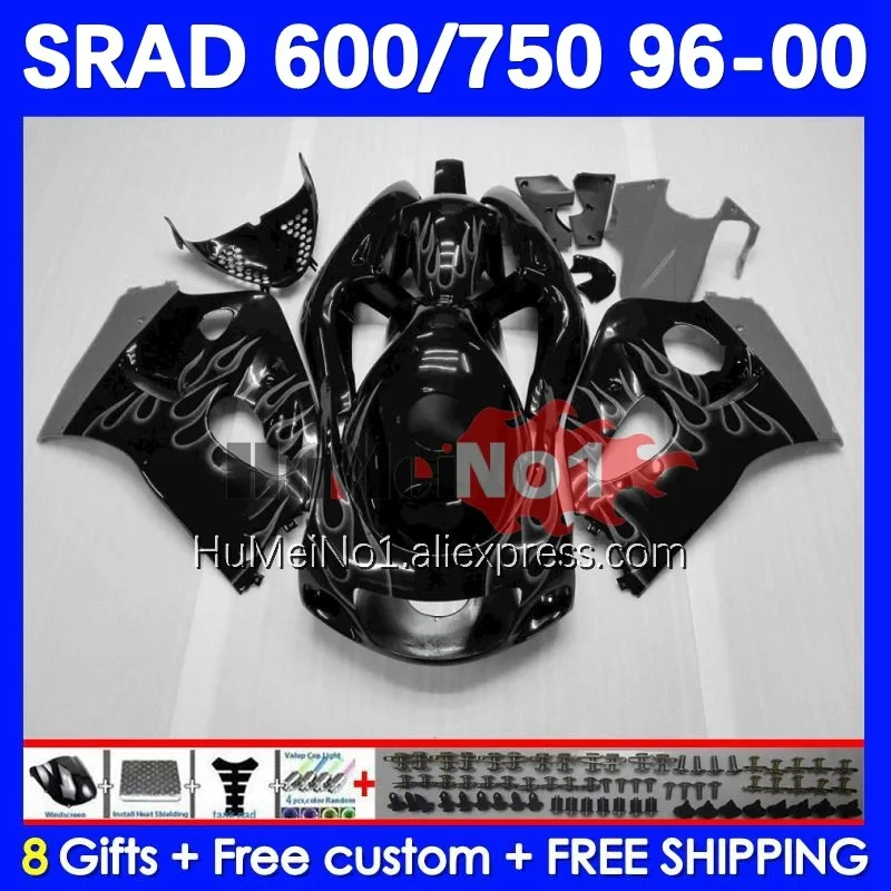 Body For SUZUKI SRAD GSXR 750 600 GSX-R600 11No.138 GSXR750 GSXR600 96 97 98 99 00 1996 1997 1998 1999 2000 Fairing grey flames
Body For SUZUKI SRAD GSXR 750 600 GSX-R600 11No.138 GSXR750 GSXR600 96 97 98 99 00 1996 1997 1998 1999 2000 Fairing grey flames