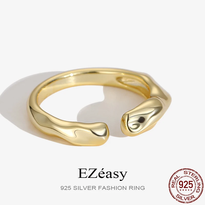EZeasy 925 Sterling Silver Luxury Fine Rings Skin Texture Fashion Trend For Women High Quality Wedding Design Jewelry Gift 2023
EZeasy 925 Sterling Silver Luxury Fine Rings Skin Texture Fashion Trend For Women High Quality Wedding Design Jewelry Gift 2023