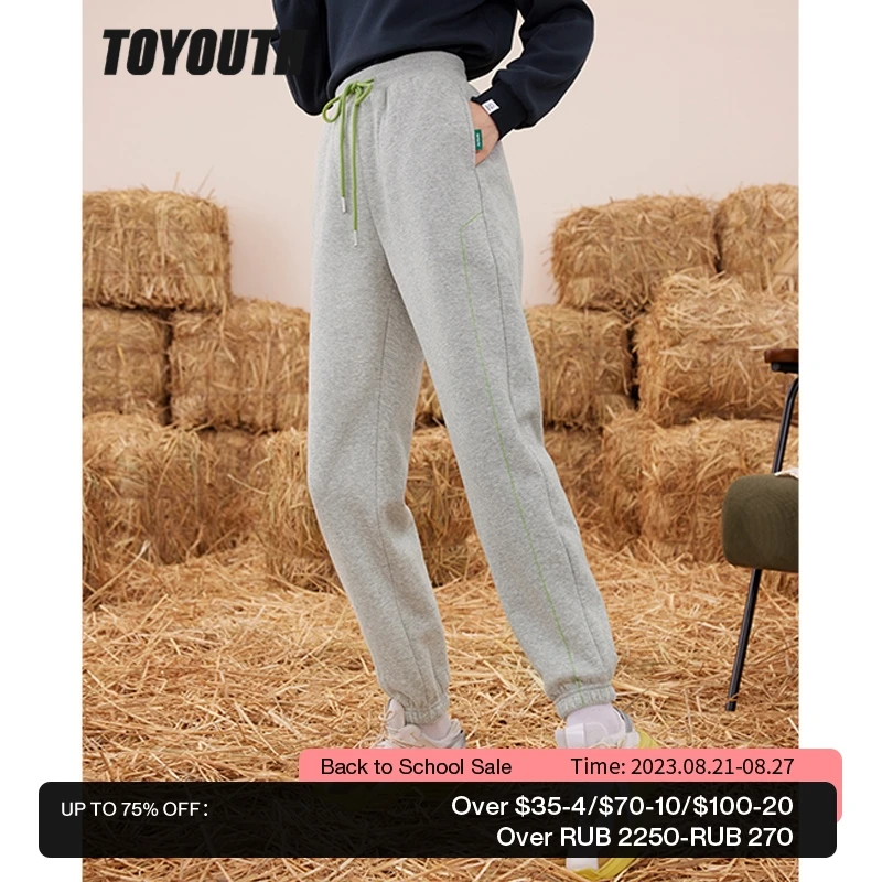 Toyouth Women Fleece Sweatpants 2022 Winter Elastic Waist Straight Long Trousers Solid Gray Warm Casual Sport Pants
Toyouth Women Fleece Sweatpants 2022 Winter Elastic Waist Straight Long Trousers Solid Gray Warm Casual Sport Pants
