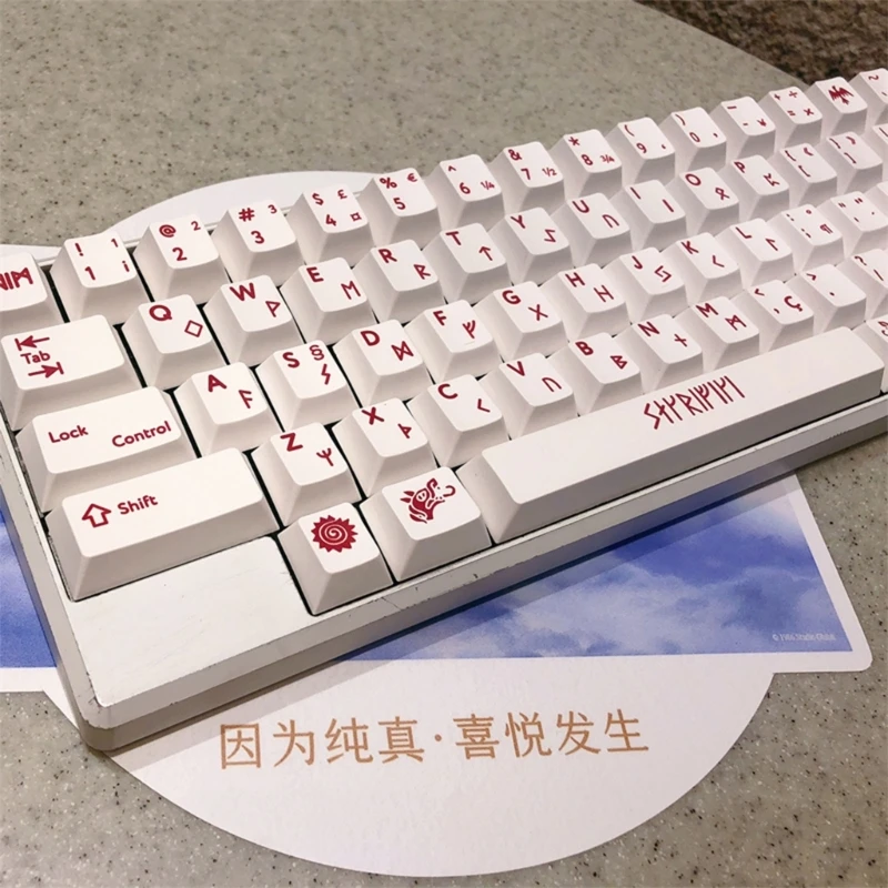 132-клавишная клавиатура CherryHeight ThermalSublimation Blood Sacrifice Keycaps
