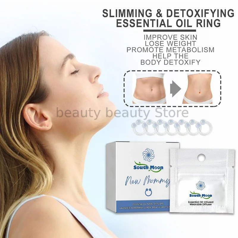 7pcs Slimming Essential Oil Nose Ring Detoxifying Firming Skin Reduce Weight Body Shaping Lose Belly Fat Promote Body Metabolism
7pcs Slimming Essential Oil Nose Ring Detoxifying Firming Skin Reduce Weight Body Shaping Lose Belly Fat Promote Body Metabolism
