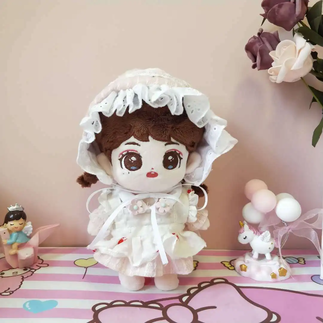 3PCS Set 20cm Plush Doll's Clothes Pink Princess Dress Hairband Cotton Stuffed Baby Dolls Accessories Outfit for Doll Handmade
3PCS Set 20cm Plush Doll's Clothes Pink Princess Dress Hairband Cotton Stuffed Baby Dolls Accessories Outfit for Doll Handmade