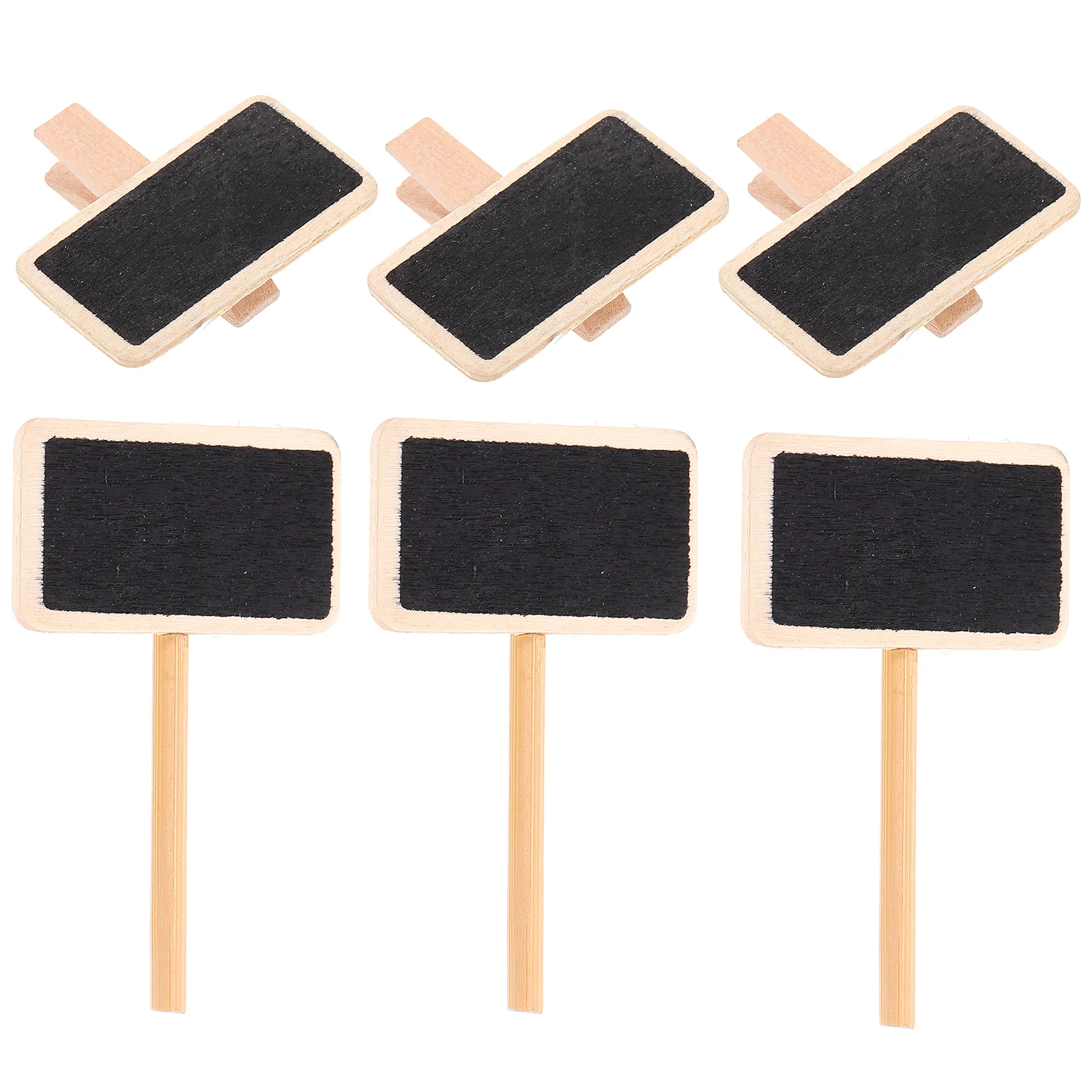 50pcs Creative Blackboard clamps Note Clips Wooden photo Clamps (Assorted Color)
50pcs Creative Blackboard clamps Note Clips Wooden photo Clamps (Assorted Color)