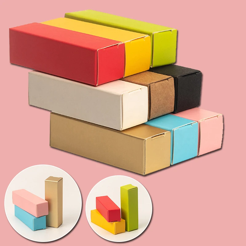 20pcs Kraft Paper Lipstick Boxes Colorful Tube Cardboard Packaging Box For Perfume Bottle Cosmetic Sample Box Gift Package Dec
20pcs Kraft Paper Lipstick Boxes Colorful Tube Cardboard Packaging Box For Perfume Bottle Cosmetic Sample Box Gift Package Dec