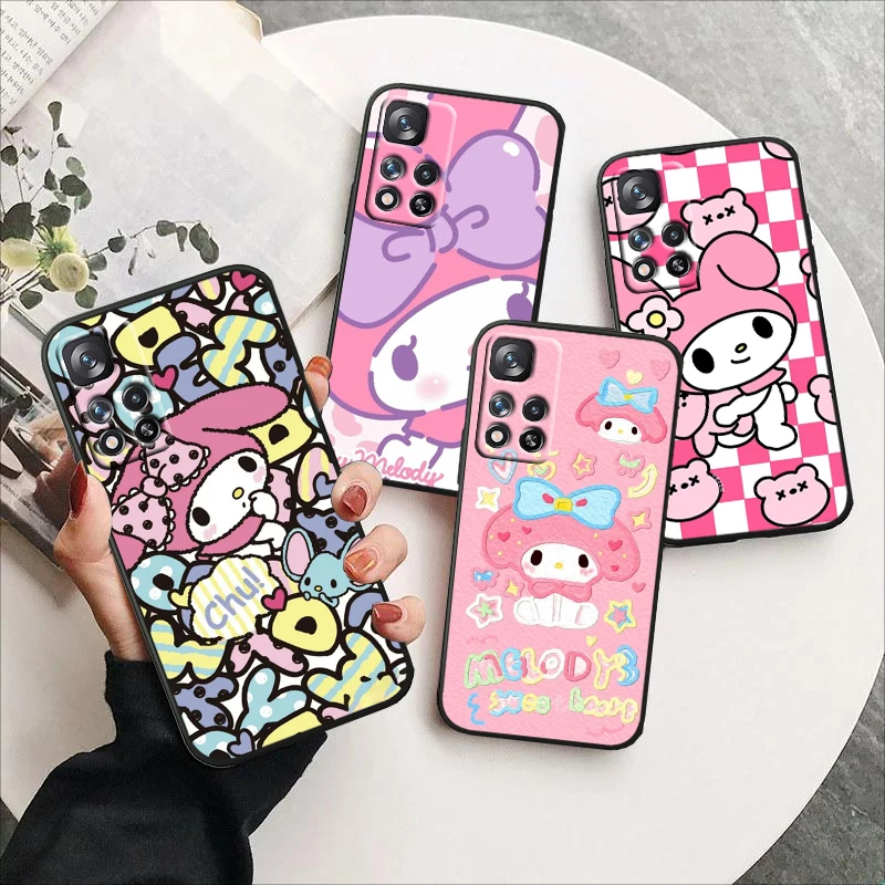 Sanrio Melody Cartoon Cute For Redmi Note 12 Pro Plus 11 11T 10 9 8 Pro Lite Pro Max 5G 4G Silicone Soft Black Phone Case
Sanrio Melody Cartoon Cute For Redmi Note 12 Pro Plus 11 11T 10 9 8 Pro Lite Pro Max 5G 4G Silicone Soft Black Phone Case