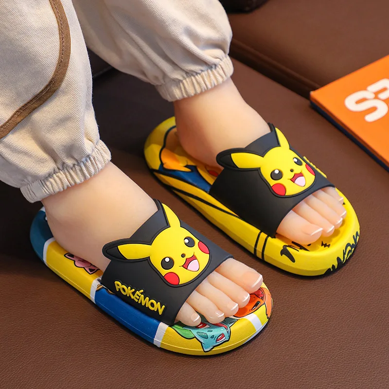16 Styles Kawaii Indoor Home Beach Soft Sole EVA Shoes Summer Pokemon Pikachu Slippers Flip Flops Sandals Anti-skidding Kid Gift
16 Styles Kawaii Indoor Home Beach Soft Sole EVA Shoes Summer Pokemon Pikachu Slippers Flip Flops Sandals Anti-skidding Kid Gift