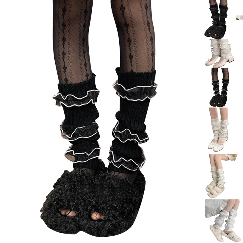 Japanese Style Leg Warmers Gothic Knit Long Socks Leggings Gaiters Autumn Winter Cuffs Ankle Heaps Socks 
Japanese Style Leg Warmers Gothic Knit Long Socks Leggings Gaiters Autumn Winter Cuffs Ankle Heaps Socks