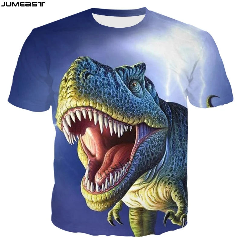 Jumeast Y2k Men Women 3D Printed T-Shirt Animal Dinosaur Hop Fashion Short Sleeve T Shirt Sport Pullover Tops Tees 
Jumeast Y2k Men Women 3D Printed T-Shirt Animal Dinosaur Hop Fashion Short Sleeve T Shirt Sport Pullover Tops Tees