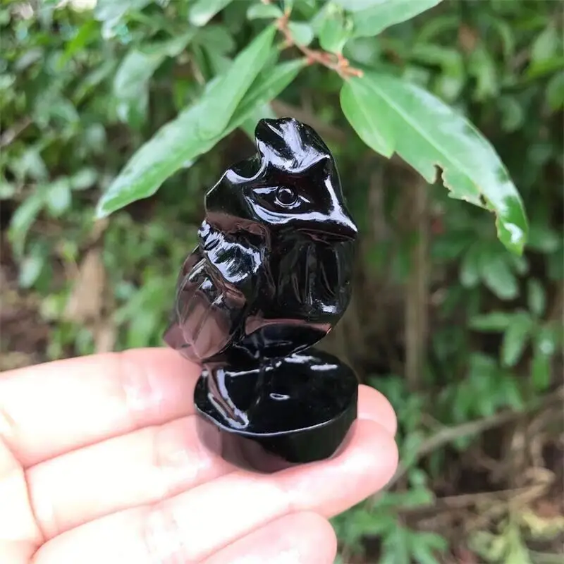 Natural Gemstone Obsidian Carving Bird Statue Healing Crystal Animals Figurines Reiki Stones Home Decoration 1pcs
Natural Gemstone Obsidian Carving Bird Statue Healing Crystal Animals Figurines Reiki Stones Home Decoration 1pcs