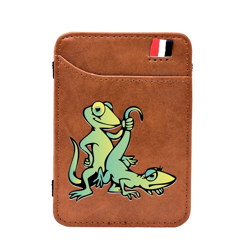 High Quality Funny Lizard Design Printing Leather Magic Wallet Classic Men Women Money Clips Card Purse Cash Holder
High Quality Funny Lizard Design Printing Leather Magic Wallet Classic Men Women Money Clips Card Purse Cash Holder