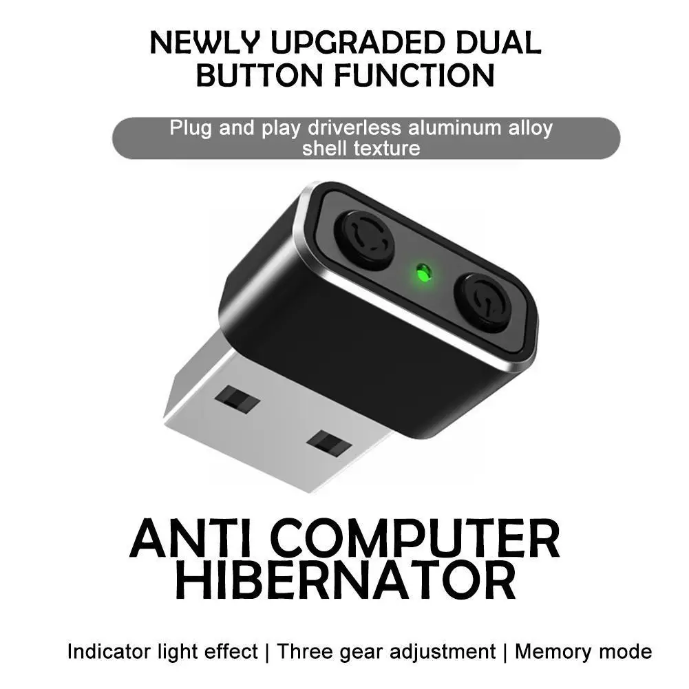 USB Mouse Jiggler Tiny Undetectable Mouse Mover Anti Modes Computer Hibernation Mobile Track Cursor Three Q3R7
USB Mouse Jiggler Tiny Undetectable Mouse Mover Anti Modes Computer Hibernation Mobile Track Cursor Three Q3R7
