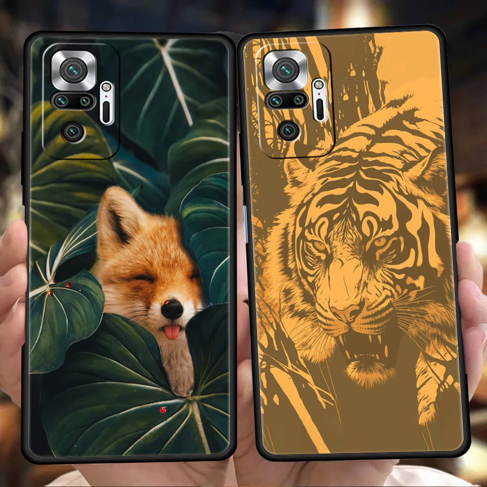 

Animal Phone Case For Redmi 10c K50 Note 10 11 11T Pro 9 9s 8 8T 7 K40 Gaming 9A 9C 8A Pro Plus 5G Silicone Shell Fundas Coque