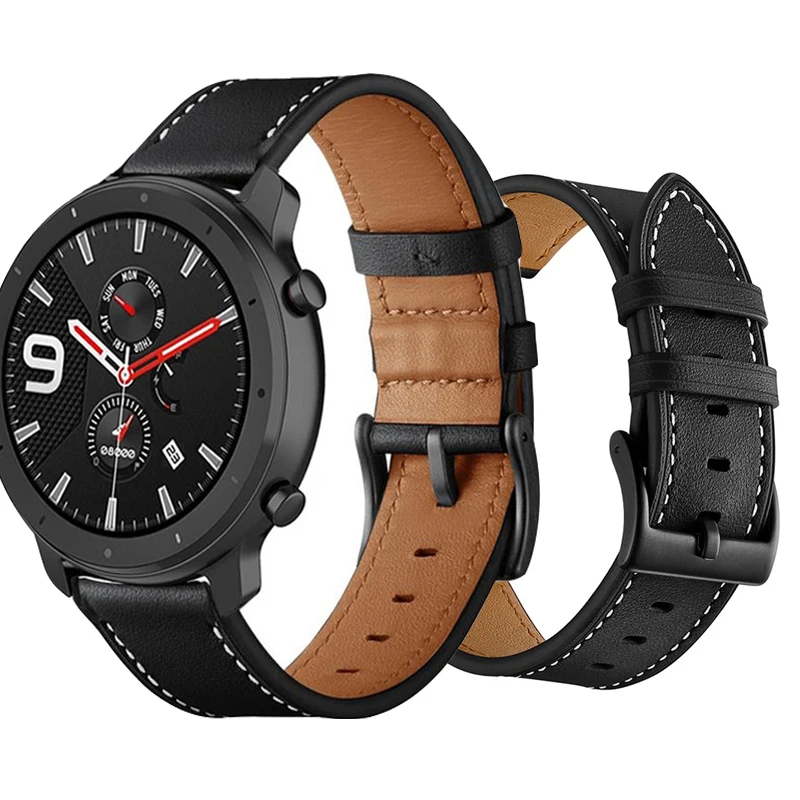 Genuine Leather Watch Band Strap for Huami Amazfit GTR2 2e 47mm GTR2 42mm Replacement Wrist band strap new
Genuine Leather Watch Band Strap for Huami Amazfit GTR2 2e 47mm GTR2 42mm Replacement Wrist band strap new