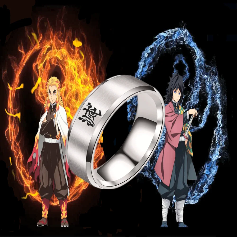 Titanium Steel Demon Slayer Silver Color Finger Ring for Jewelry Accessories Cosplay Couple Ring Gift
Titanium Steel Demon Slayer Silver Color Finger Ring for Jewelry Accessories Cosplay Couple Ring Gift