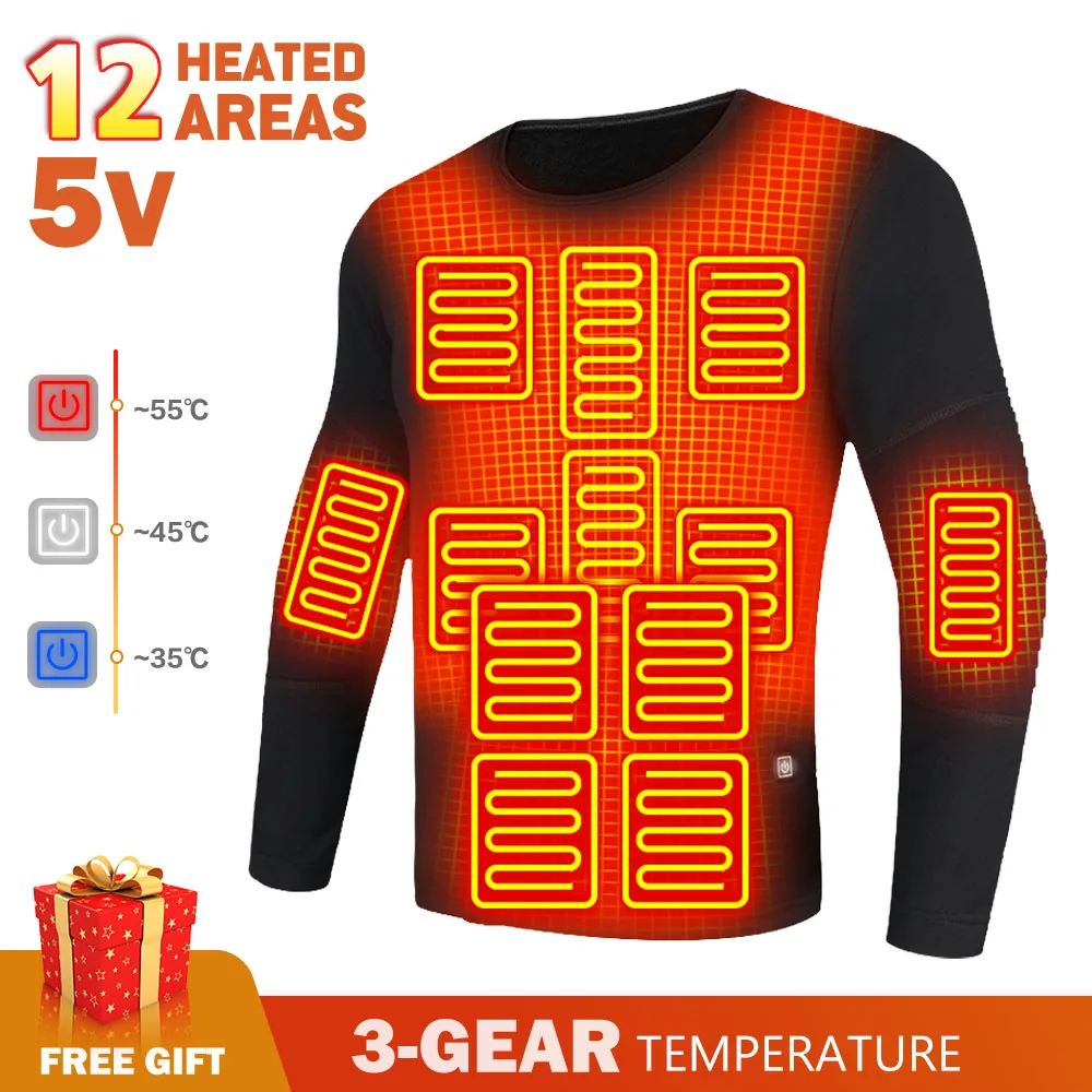 Heated Jacket Underwear Men Heating Underwear Motorcycle Jacket USB Electric Heating Clothing Winter Fleece Thermal Long Johns
Heated Jacket Underwear Men Heating Underwear Motorcycle Jacket USB Electric Heating Clothing Winter Fleece Thermal Long Johns