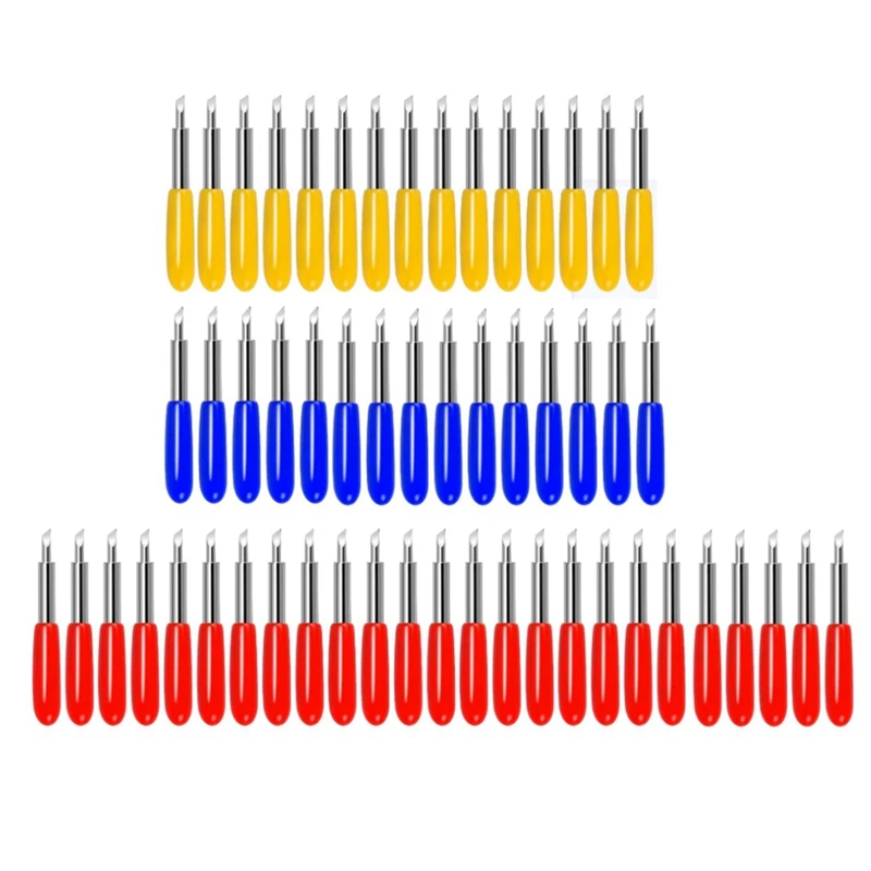 55Pcs Plotter Cutting Blades, Cricut Blades Including For Cutting Plotter Vinyl Fabric
55Pcs Plotter Cutting Blades, Cricut Blades Including For Cutting Plotter Vinyl Fabric