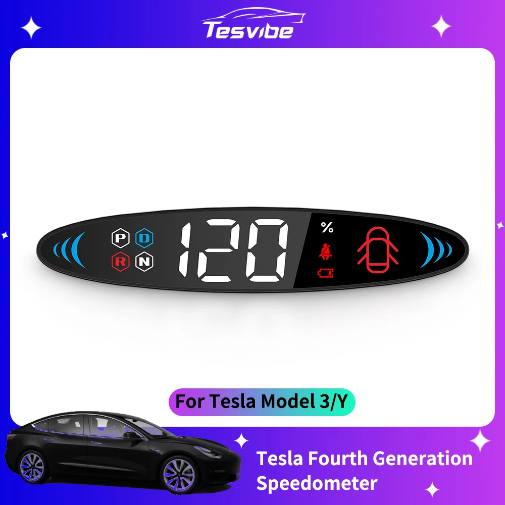 Tesvibe 2023 New Model3/Y Special Speed Air Code Meter T6 Head-up HUD Modification Accessories
Tesvibe 2023 New Model3/Y Special Speed Air Code Meter T6 Head-up HUD Modification Accessories
