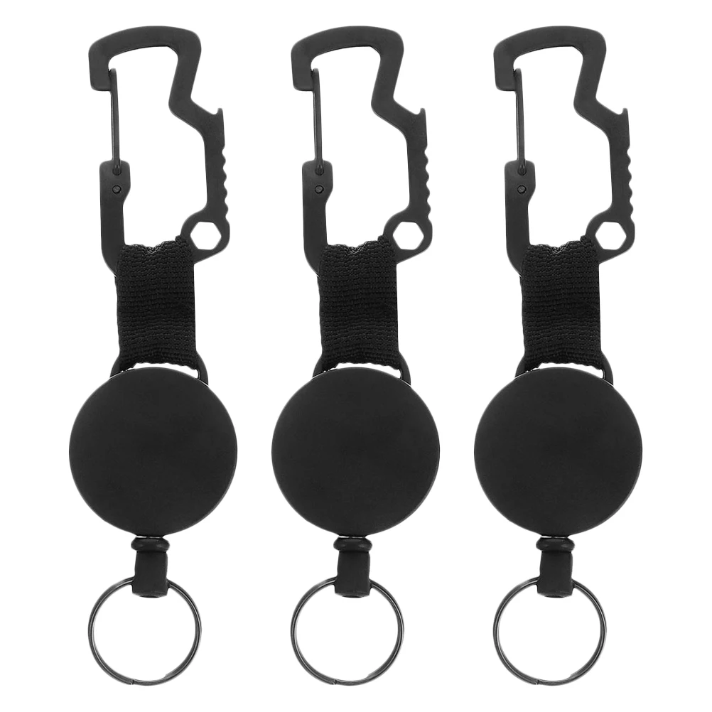3Pcs Retractable Keychains Anti-Lost Carabiner Keychains Portable Keys Holder for Outdoor Multi-Functional Mountaineering Buckle
3Pcs Retractable Keychains Anti-Lost Carabiner Keychains Portable Keys Holder for Outdoor Multi-Functional Mountaineering Buckle