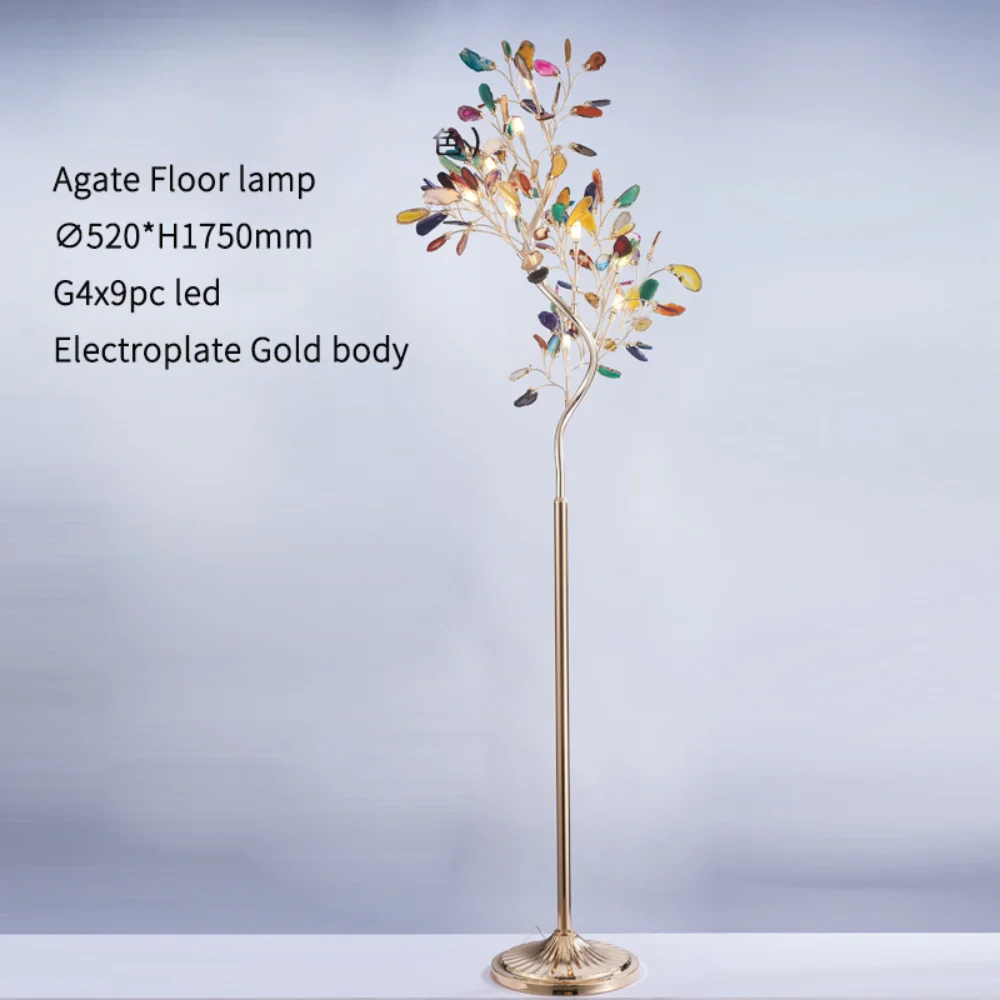 LED pendant lamp modern Bedroom Gold Living Room Colorful Agate Suspension Crystal Modern Nordic Home Dining floor light
LED pendant lamp modern Bedroom Gold Living Room Colorful Agate Suspension Crystal Modern Nordic Home Dining floor light