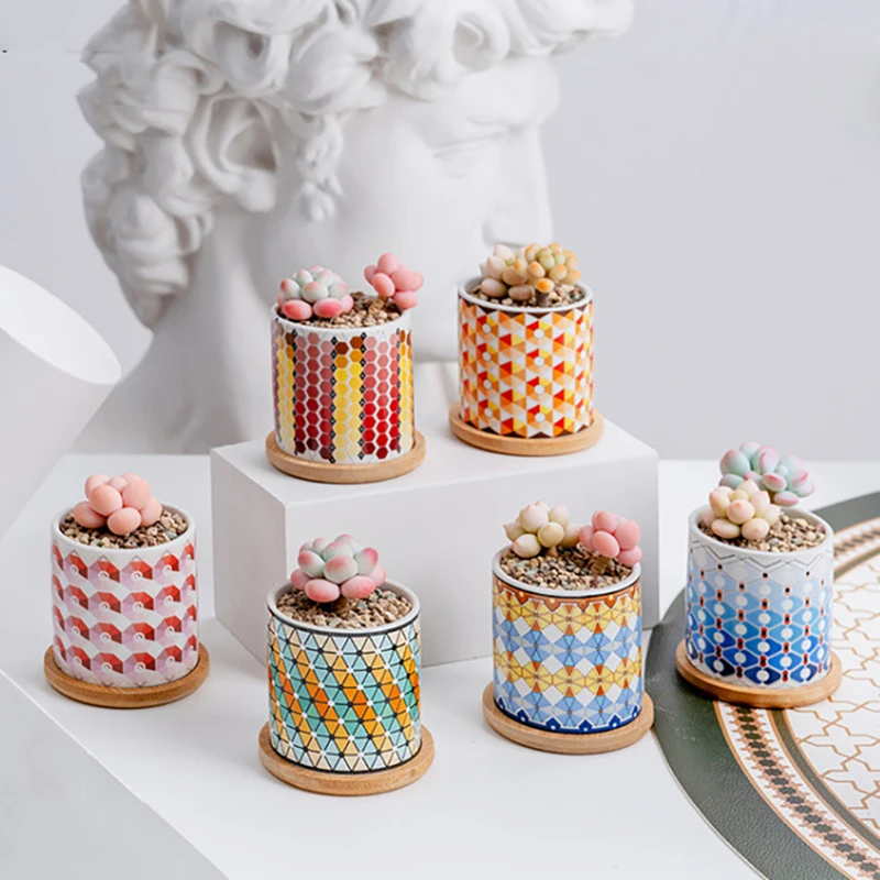 Nordic Style Ceramic Flower Pot Succulent Pot Planter Home Decoration Desktop Ornaments Garden Supplies Bonsai Plant Pot
Nordic Style Ceramic Flower Pot Succulent Pot Planter Home Decoration Desktop Ornaments Garden Supplies Bonsai Plant Pot