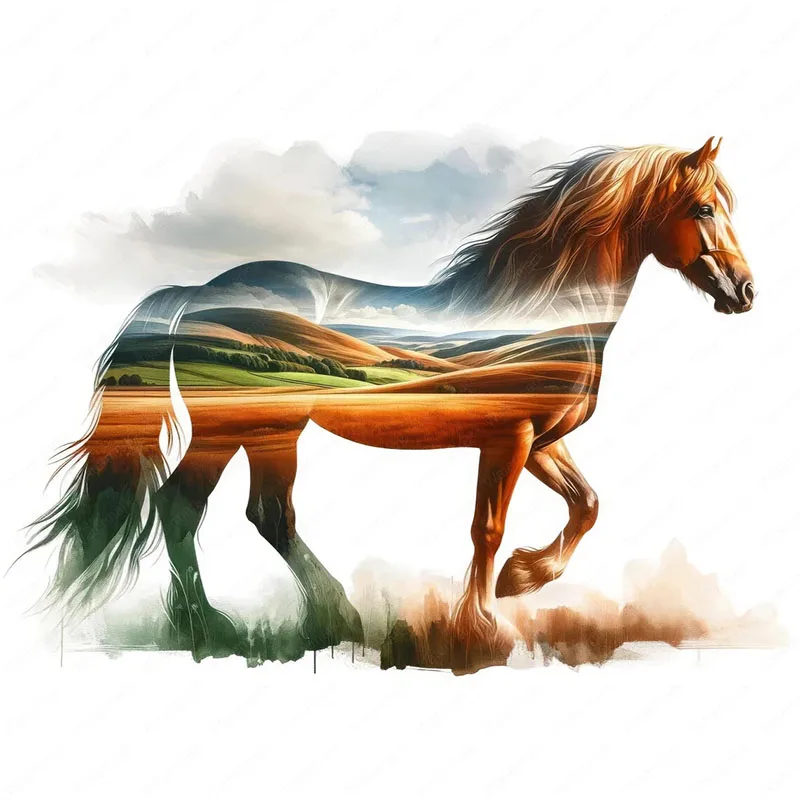 Съемная наклейка Majestic Horse ПВХ 
Съемная наклейка Majestic Horse ПВХ