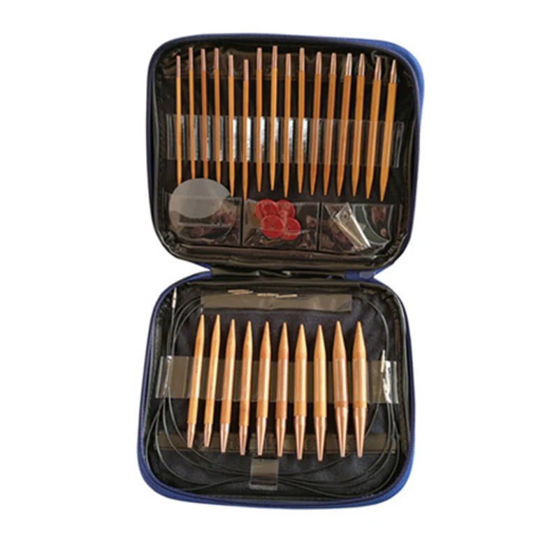 13 Pairs Knitting Needles Set Carbonized Bamboo Interchangeable Circular Weaving Sewing Tools Crochet Hooks For Yarn Needle CNIM
13 Pairs Knitting Needles Set Carbonized Bamboo Interchangeable Circular Weaving Sewing Tools Crochet Hooks For Yarn Needle CNIM