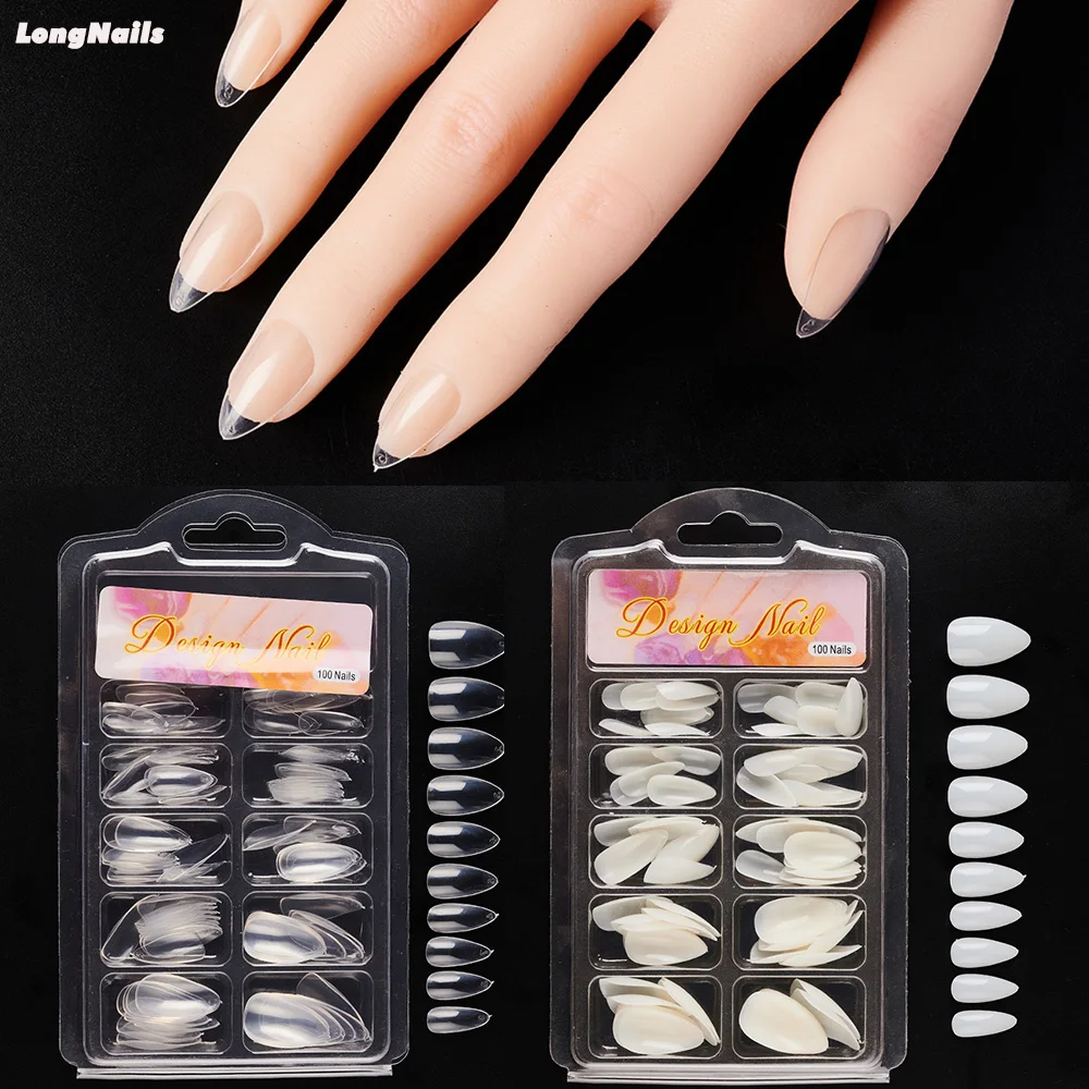 600pcs/100pcs Short Almond Fake Nails Tips Nail Extension Drop Tips Pointed False Nail Patch Sculpted Full Cover Press On Tips
600pcs/100pcs Short Almond Fake Nails Tips Nail Extension Drop Tips Pointed False Nail Patch Sculpted Full Cover Press On Tips