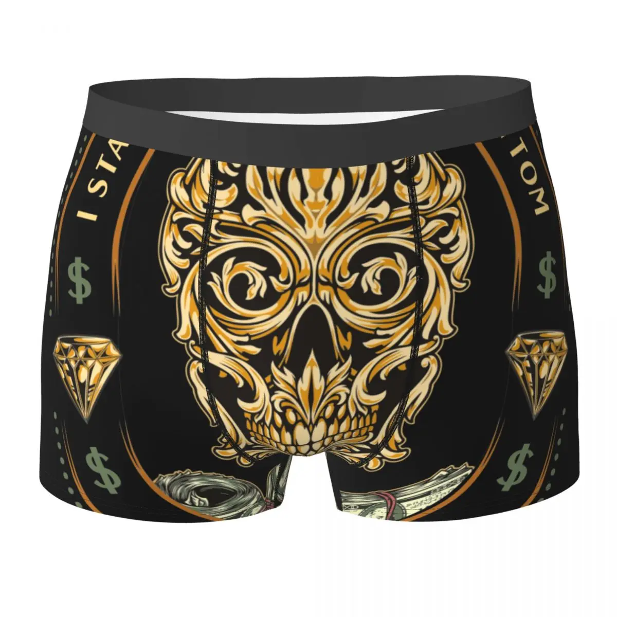 Boxer Men Underwear Male Panties Shorts Boxer Skull And Dolloar Comfortable Shorts Homme
Boxer Men Underwear Male Panties Shorts Boxer Skull And Dolloar Comfortable Shorts Homme
