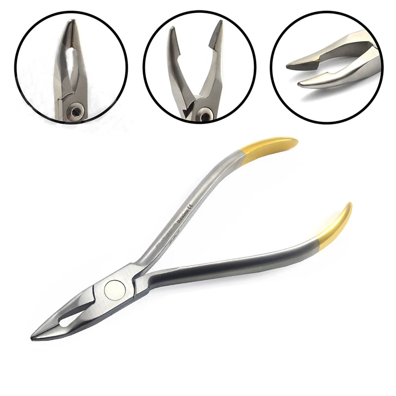 Weingart Pliers Dental Stainless Steel Orthodontic Pliers with Weingart Plier Tip Dental Arch Bending Forceps Dental Lab Tool 
Weingart Pliers Dental Stainless Steel Orthodontic Pliers with Weingart Plier Tip Dental Arch Bending Forceps Dental Lab Tool