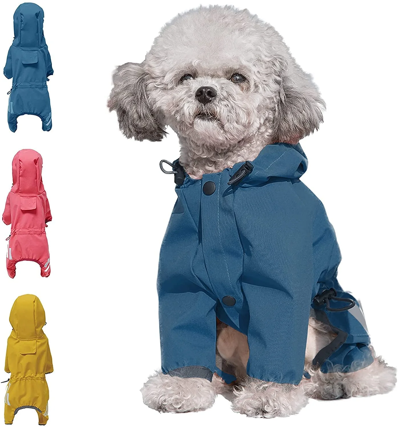 ATUBAN Waterproof Puppy Dog Raincoats with Hood for S/M Dogs,Poncho with Reflective Strap, Lightweight Jacket with Leash Hole
ATUBAN Waterproof Puppy Dog Raincoats with Hood for S/M Dogs,Poncho with Reflective Strap, Lightweight Jacket with Leash Hole