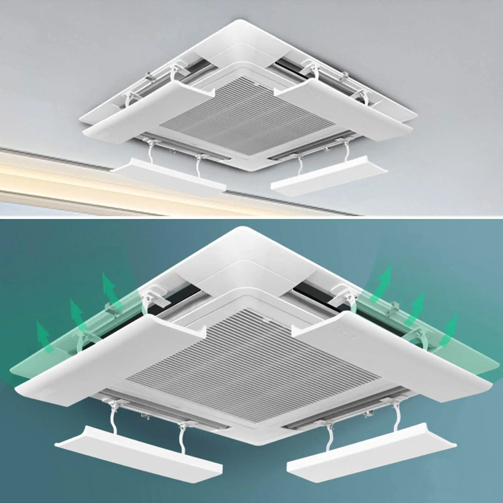 Central Air Conditioner Windshield Adjustable Air Conditioner Deflector Anti-Straight Air Conditioner Diverter For Office Home 
Central Air Conditioner Windshield Adjustable Air Conditioner Deflector Anti-Straight Air Conditioner Diverter For Office Home