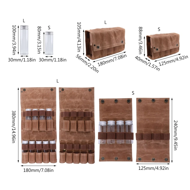 Складная Вощеная Холщовая Сумка для специй, Портативная сумка для хранения приправ для кемпинга на открытом воздухе, Женская бутылка для сп...
Складная Вощеная Холщовая Сумка для специй, Портативная сумка для хранения приправ для кемпинга на открытом воздухе, Женская бутылка для сп...