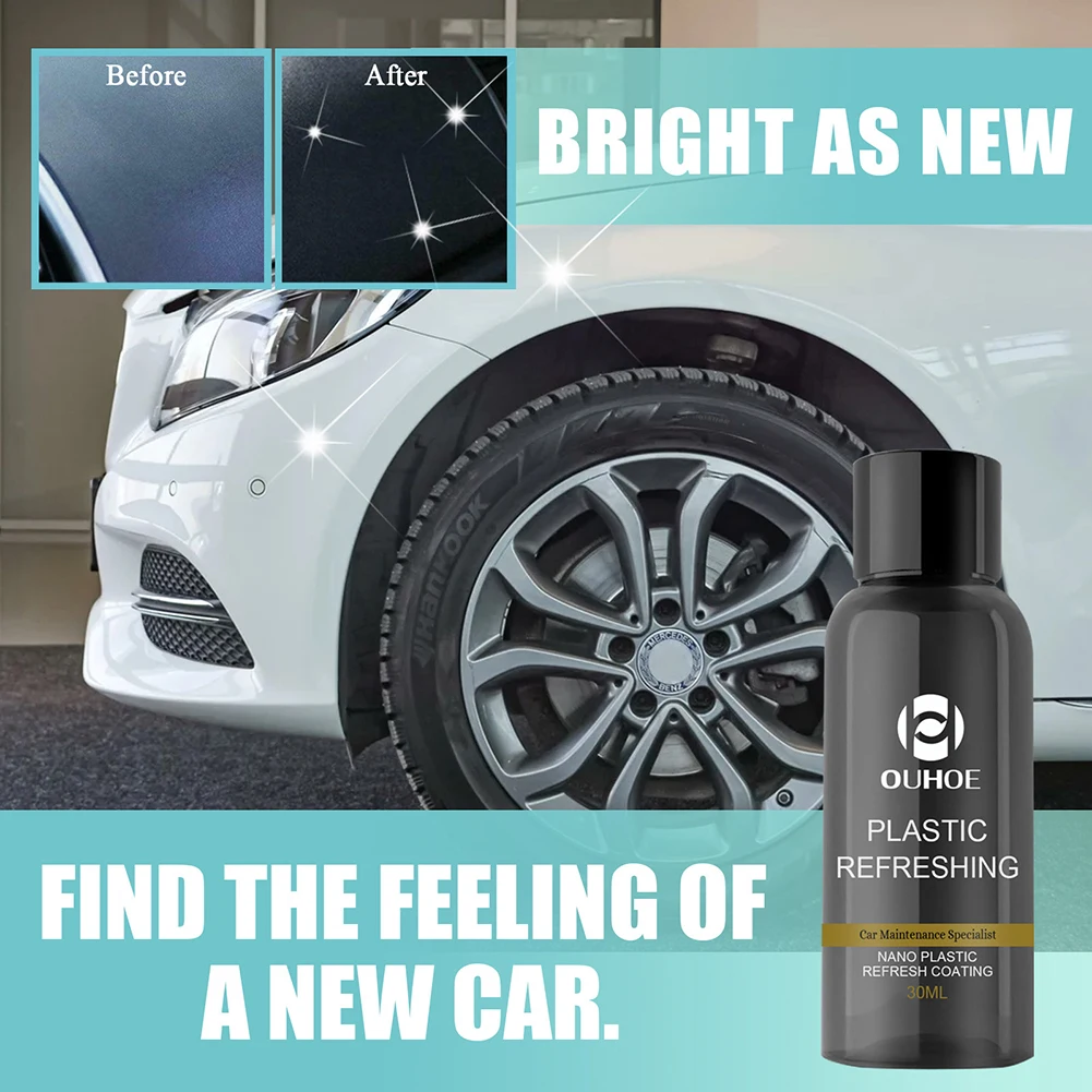 Plastic Parts Refurbish Agent Car Exterior Restorer Trim Long-lasting Cleaner Agent Refresh Restoration Hydrophobic Coating
Plastic Parts Refurbish Agent Car Exterior Restorer Trim Long-lasting Cleaner Agent Refresh Restoration Hydrophobic Coating