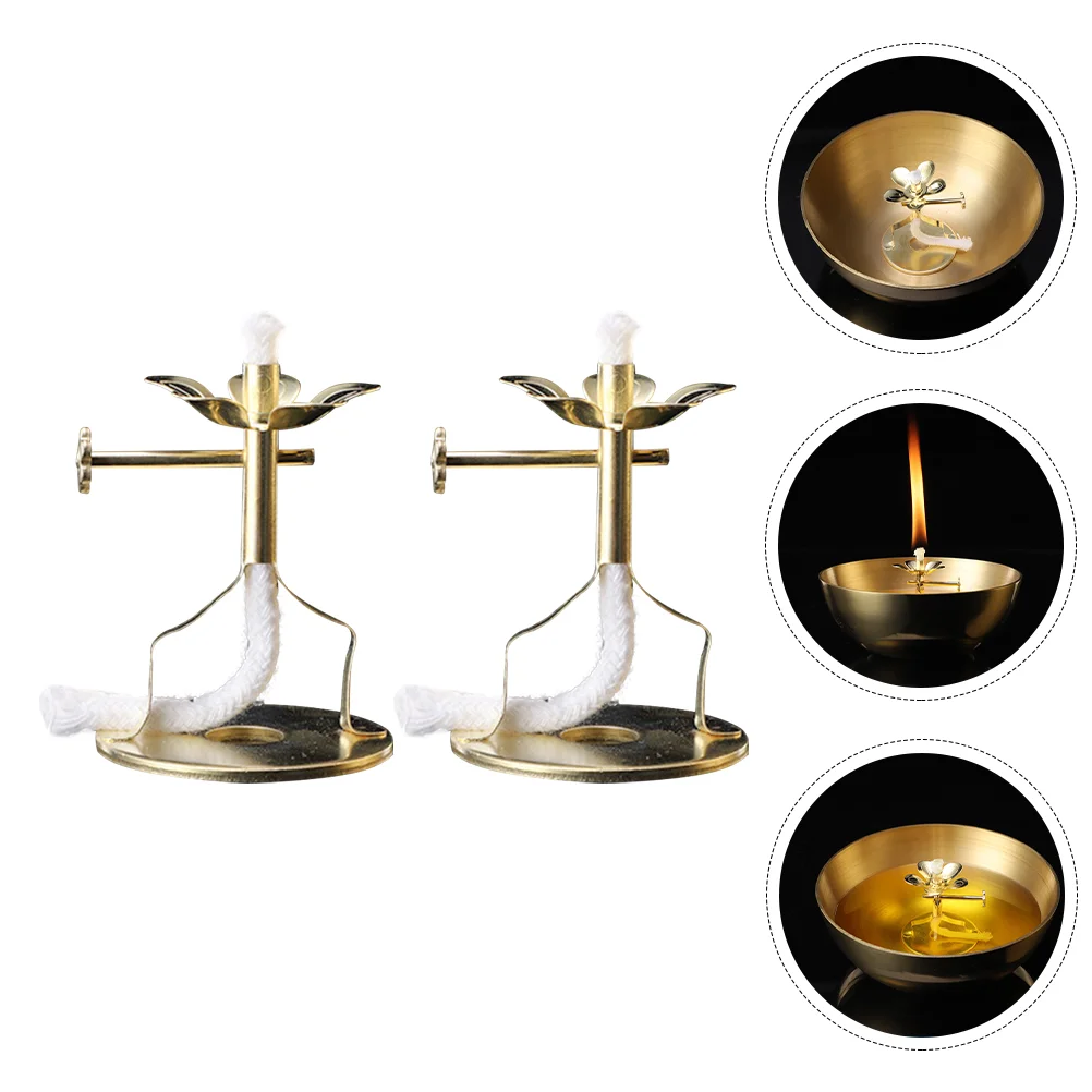 2Pcs Butter Lamp Wick Holder Wick Lamp with Stand Telescopic Wick Holder Supplies
2Pcs Butter Lamp Wick Holder Wick Lamp with Stand Telescopic Wick Holder Supplies