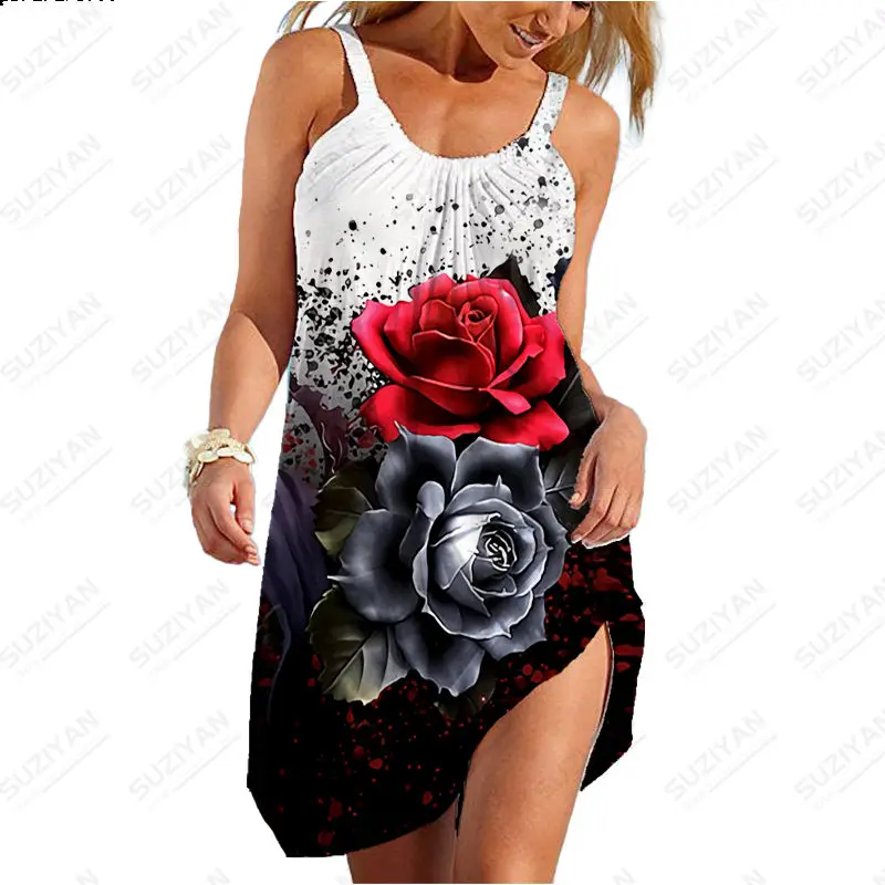 3D Print Tank Top Women's Short Sleeve O-Neck Sleeveless Dress Bohemian Summer New Hot Selling Fashion Elegant Beach Dress Dark
3D Print Tank Top Women's Short Sleeve O-Neck Sleeveless Dress Bohemian Summer New Hot Selling Fashion Elegant Beach Dress Dark