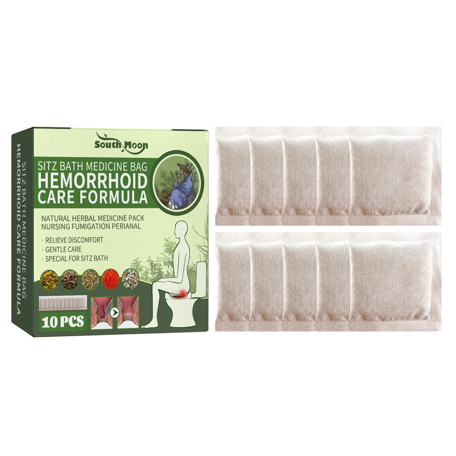 10pcs Hemorrhoid Repair Hip Bath Bag Fast Acting No Side Effects Hemorrhoids Bath for Hemorrhoid Treatment
10pcs Hemorrhoid Repair Hip Bath Bag Fast Acting No Side Effects Hemorrhoids Bath for Hemorrhoid Treatment
