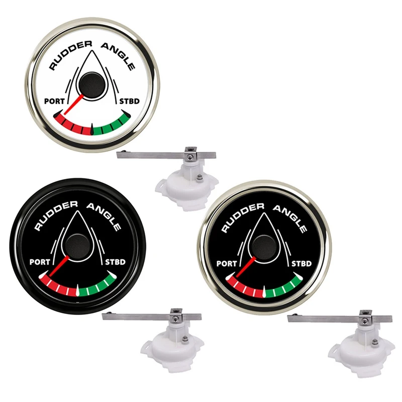 52MM Boat Marine Rudder Angle Indicator 0-190 Ohm With Rudder Angle Sensor 8 Color Backlight 12V/24V
52MM Boat Marine Rudder Angle Indicator 0-190 Ohm With Rudder Angle Sensor 8 Color Backlight 12V/24V