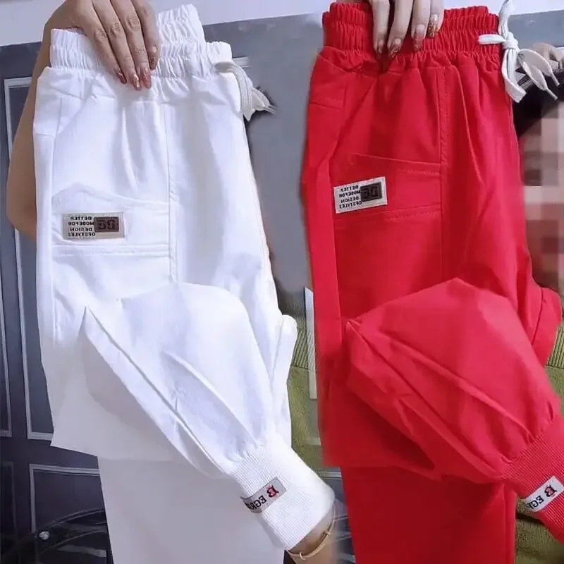 2023 Summer Nine-Point Casual Trousers Thin Beam Foot Harem Pants Female Large Size Fashion Ice Silk Quick-Drying Pants Women
2023 Summer Nine-Point Casual Trousers Thin Beam Foot Harem Pants Female Large Size Fashion Ice Silk Quick-Drying Pants Women