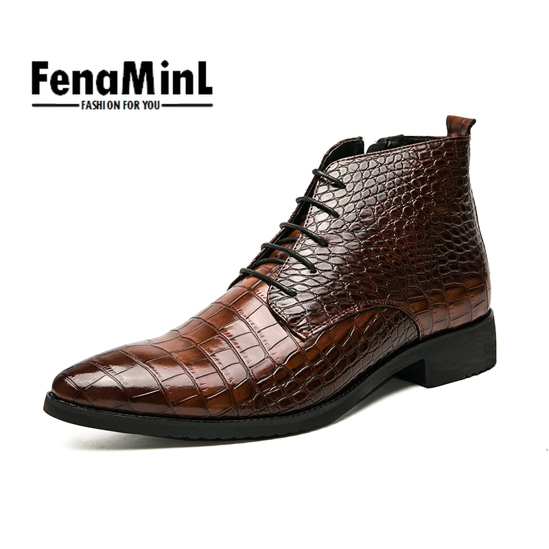 2022 Men Snakeskin Business Dress shoes Men luxury leather low heel shoes quality Office leather Pointed Toe shoes large size48
2022 Men Snakeskin Business Dress shoes Men luxury leather low heel shoes quality Office leather Pointed Toe shoes large size48