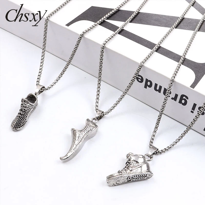 Fashion Sneaker Necklace for Men Women Stainless Steel Chain Sport Shoes Pendant Necklace Jewelry Best Friends Gifts Accessories
Fashion Sneaker Necklace for Men Women Stainless Steel Chain Sport Shoes Pendant Necklace Jewelry Best Friends Gifts Accessories