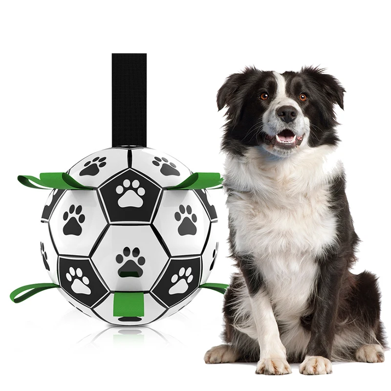 Dog Teething Toys Balls Interactive Pet Football Toys with Grab Tabs Paw Outdoor Training Soccer Pet Bite Chew Balls Supplies
Dog Teething Toys Balls Interactive Pet Football Toys with Grab Tabs Paw Outdoor Training Soccer Pet Bite Chew Balls Supplies